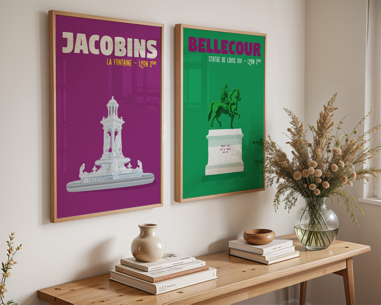 Duo d’affiches – Créez votre harmonie murale (format A4 ou A3)