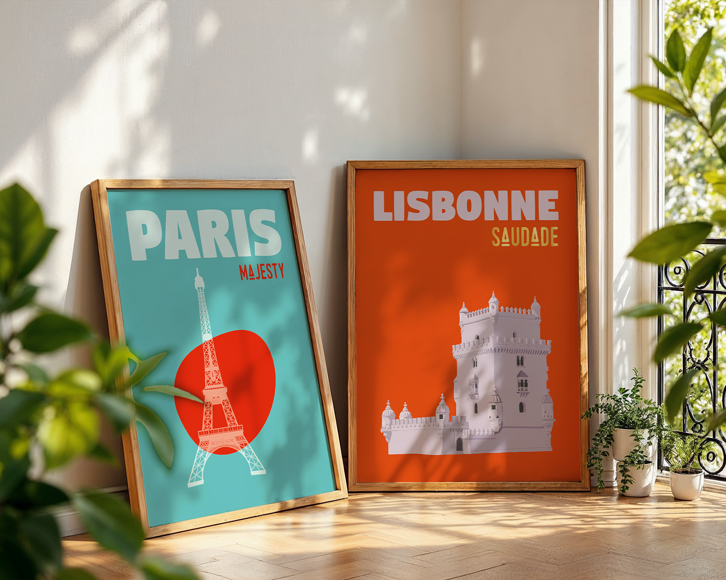 Duo d’affiches – Créez votre harmonie murale (format A4 ou A3)