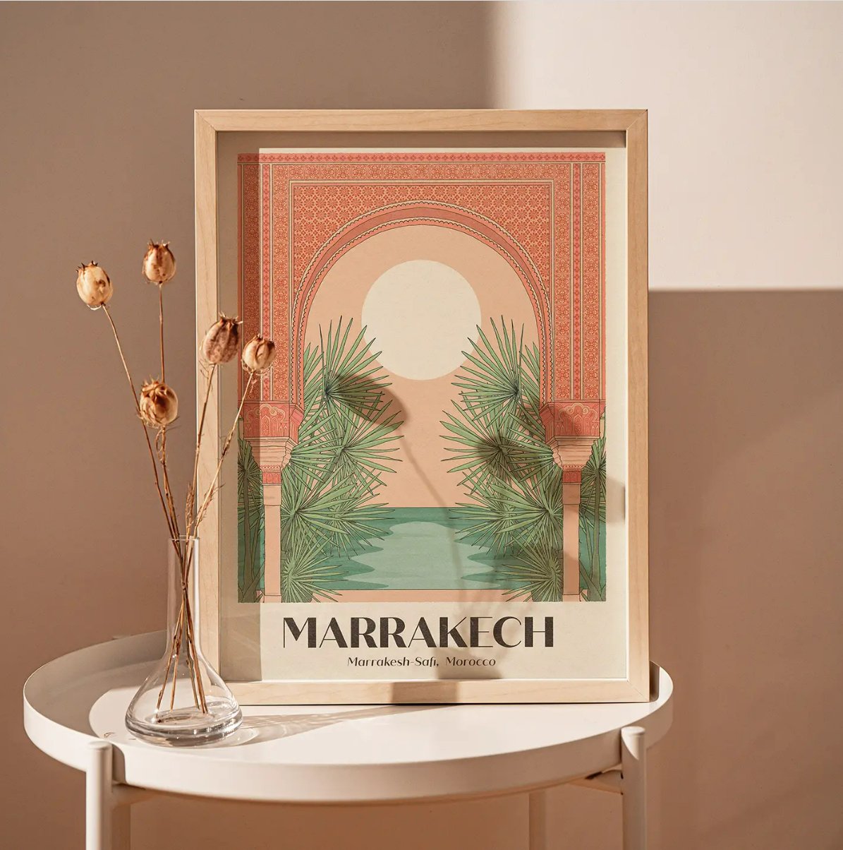 Affiche - Marrakech - Studio Monet