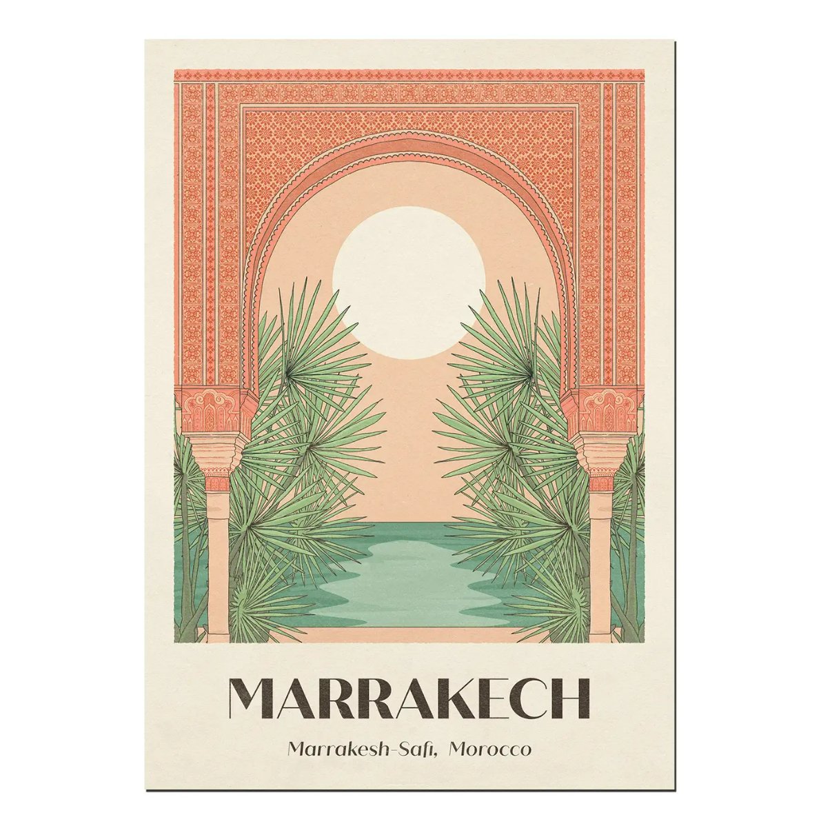 Affiche - Marrakech - Studio Monet